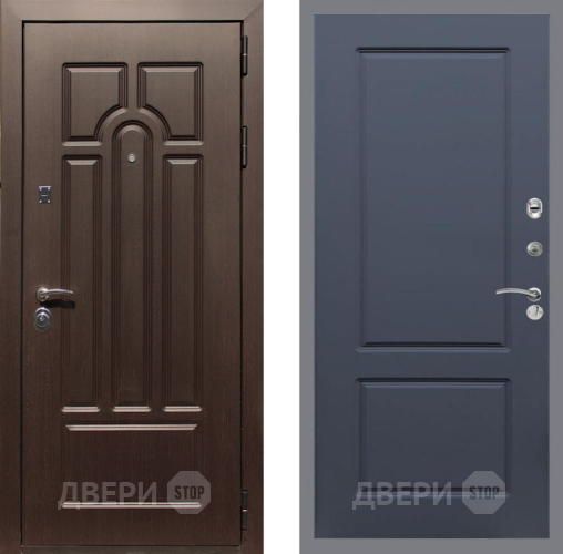 Входная металлическая Дверь Рекс (REX) Эврика FL-117 Силк титан в Реутове