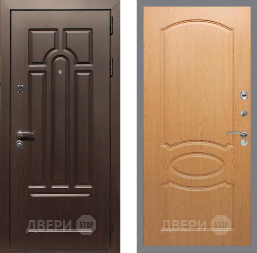 Дверь Рекс (REX) Эврика FL-128 Дуб в Реутове