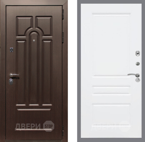 Дверь Рекс (REX) Эврика FL-243 Силк Сноу в Реутове