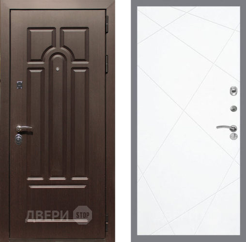 Дверь Рекс (REX) Эврика FL-291 Силк Сноу в Реутове