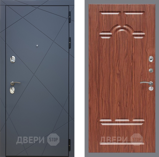 Дверь Рекс (REX) 13 Силк Титан FL-58 орех тисненый в Реутове