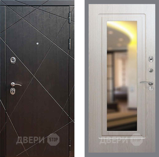 Входная металлическая Дверь Рекс (REX) 13 Венге FLZ-120 Беленый дуб в Реутове