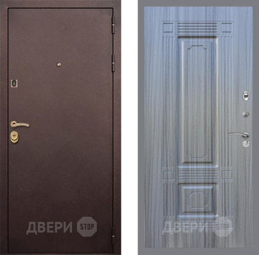 Входная металлическая Дверь Рекс (REX) Лайт 3К FL-2 Сандал грей в Реутове