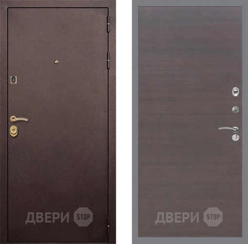 Входная металлическая Дверь Рекс (REX) Лайт 3К GL венге поперечный в Реутове