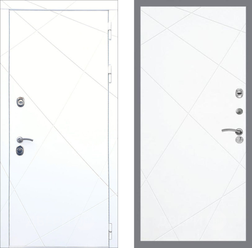 Входная металлическая Дверь Рекс (REX) 13 Силк Сноу FL-291 Силк Сноу в Реутове