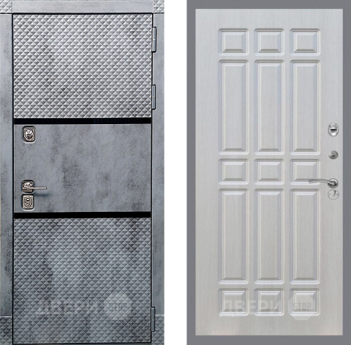 Дверь Рекс (REX) 15 Бетон Темный FL-33 Лиственница беж в Реутове