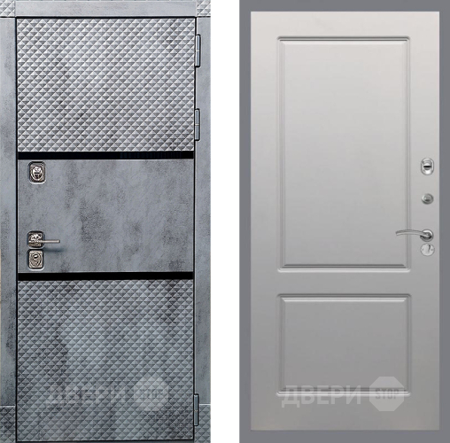 Дверь Рекс (REX) 15 Бетон Темный FL-117 Грей софт в Реутове