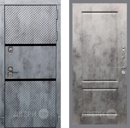 Дверь Рекс (REX) 15 Бетон Темный FL-117 Бетон темный в Реутове