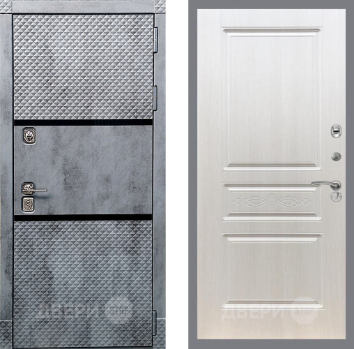 Входная металлическая Дверь Рекс (REX) 15 Бетон Темный FL-243 Лиственница беж в Реутове