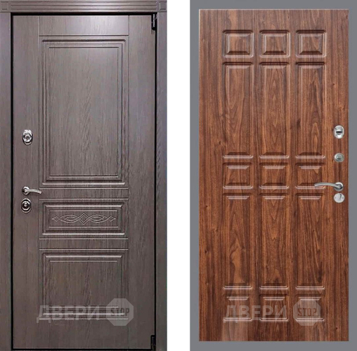 Входная металлическая Дверь Рекс (REX) Премиум-S FL-33 орех тисненый в Реутове