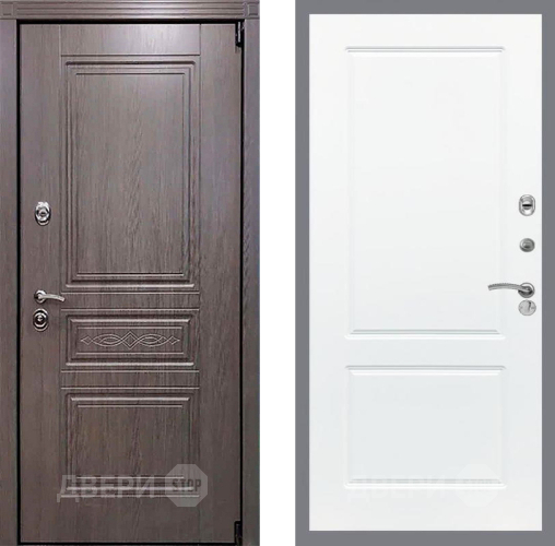 Входная металлическая Дверь Рекс (REX) Премиум-S FL-117 Силк Сноу в Реутове