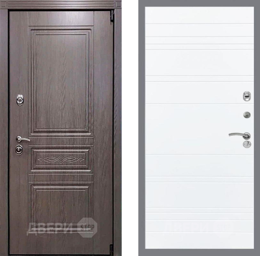 Входная металлическая Дверь Рекс (REX) Премиум-S Line Силк Сноу в Реутове