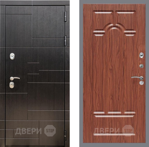 Входная металлическая Дверь Рекс (REX) 20 FL-58 орех тисненый в Реутове