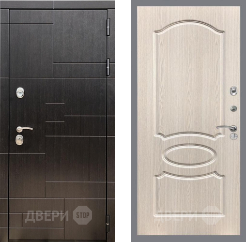 Входная металлическая Дверь Рекс (REX) 20 FL-128 Беленый дуб в Реутове