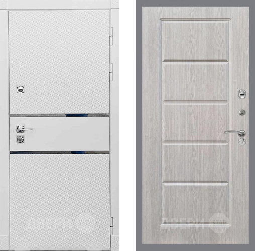 Входная металлическая Дверь Рекс (REX) 15 Силк Сноу FL-39 Беленый дуб в Реутове