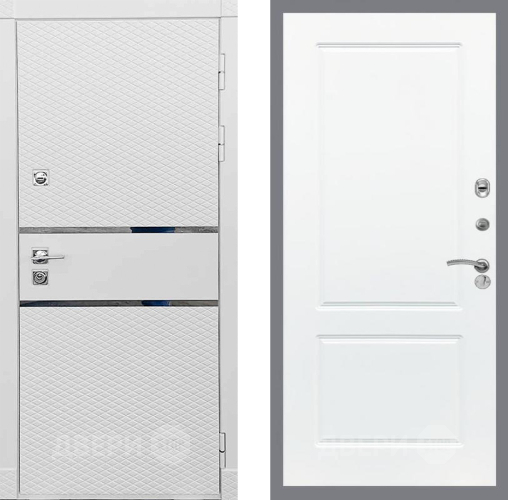Входная металлическая Дверь Рекс (REX) 15 Силк Сноу FL-117 Силк Сноу в Реутове