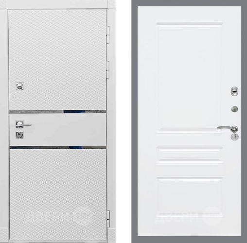 Входная металлическая Дверь Рекс (REX) 15 Силк Сноу FL-243 Силк Сноу в Реутове