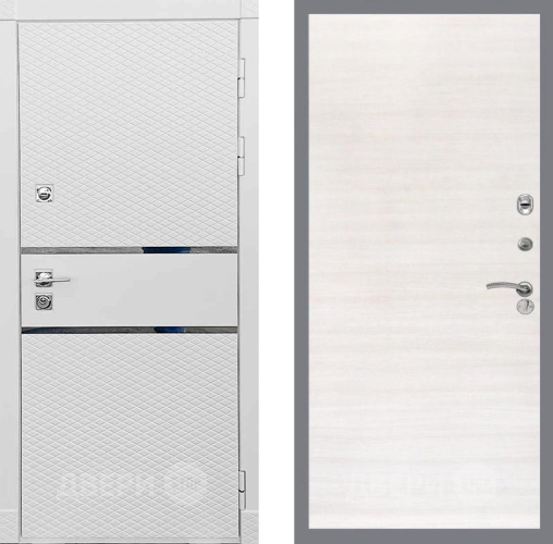Входная металлическая Дверь Рекс (REX) 15 Силк Сноу GL Акация в Реутове