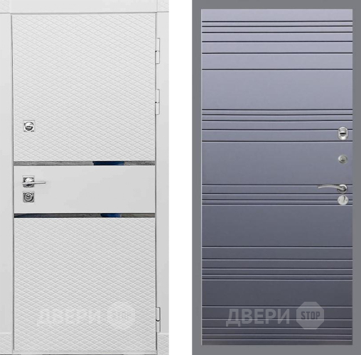 Входная металлическая Дверь Рекс (REX) 15 Силк Сноу Line Силк титан в Реутове
