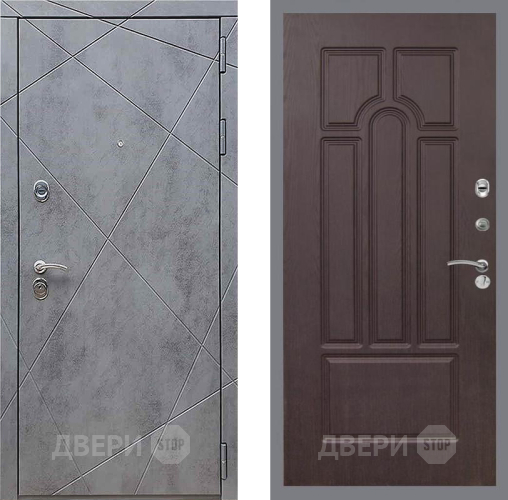 Входная металлическая Дверь Рекс (REX) 13 Бетон Темный FL-58 Венге в Реутове
