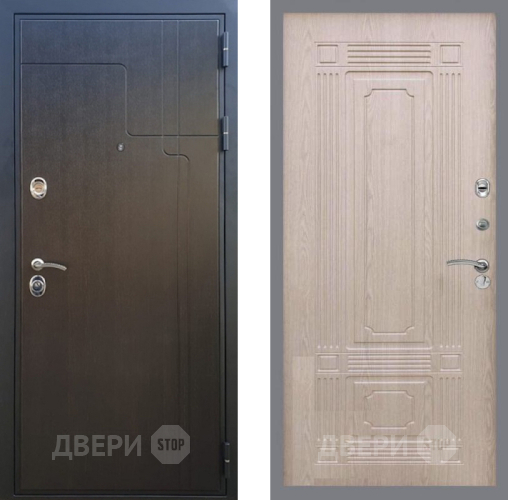 Входная металлическая Дверь Рекс (REX) Премиум-246 FL-2 Беленый дуб в Реутове