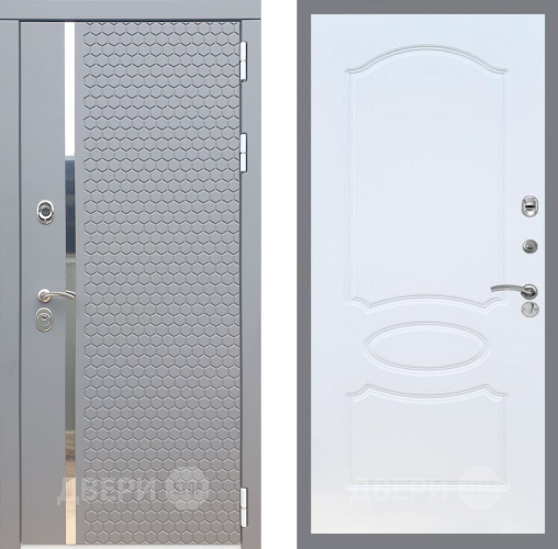 Входная металлическая Дверь Рекс (REX) 24 FL-128 Белый ясень в Реутове