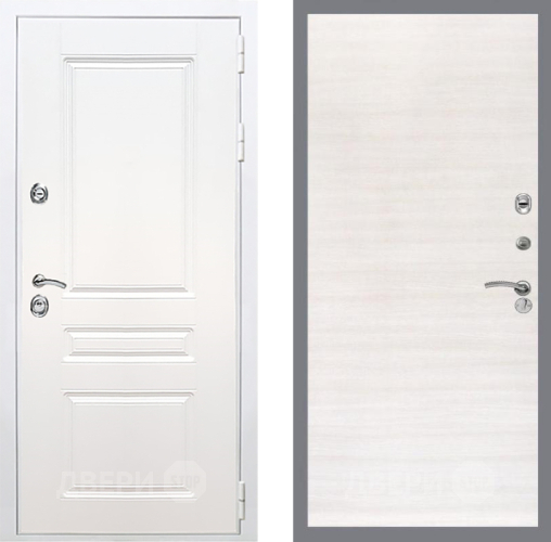 Входная металлическая Дверь Рекс (REX) Премиум-н Силк Сноу GL Акация в Реутове