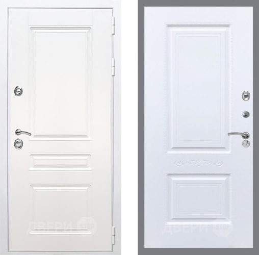 Входная металлическая Дверь Рекс (REX) Премиум-н Силк Сноу Смальта Силк Сноу в Реутове