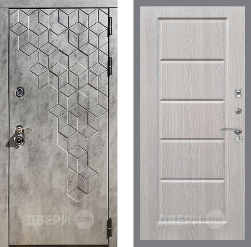 Входная металлическая Дверь Рекс (REX) 23 FL-39 Беленый дуб в Реутове