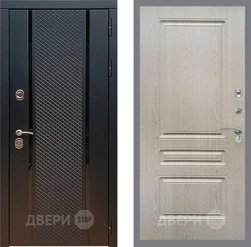 Входная металлическая Дверь Рекс (REX) 25 FL-243 Беленый дуб в Реутове