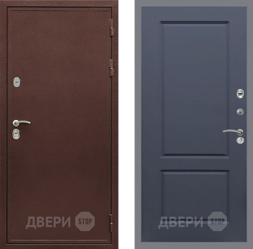 Входная металлическая Дверь Рекс (REX) 5 металл 3 мм FL-117 Силк титан в Реутове