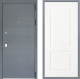 Дверь Заводские двери Лира Софт графит Доррен Белый софт