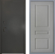 Дверь Заводские двери Эталон 3к антик серебро Стокгольм Грей софт в Реутове