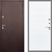 Дверь Стоп КЛАССИК Медь Лайн Силк Сноу