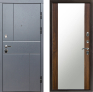 Дверь Престиж Горизонт Грэй Зеркало Дуб 860х2050 мм