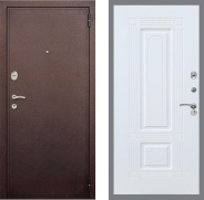 Дверь Рекс (REX) 2 Медный Антик FL-2 Силк Сноу