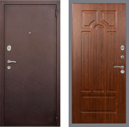 Дверь Рекс (REX) 2 Медный Антик FL-58 Морёная берёза