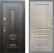 Дверь Рекс (REX) 9 FL-243 Беленый дуб 860х2050 мм