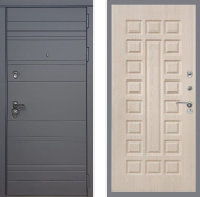 Дверь Рекс (REX) 14 силк титан FL-183 Беленый дуб