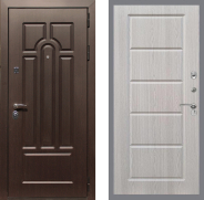 Дверь Рекс (REX) Эврика FL-39 Беленый дуб