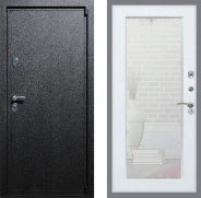 Дверь Рекс (REX) 3 Зеркало Пастораль Белый ясень 860х2050 мм